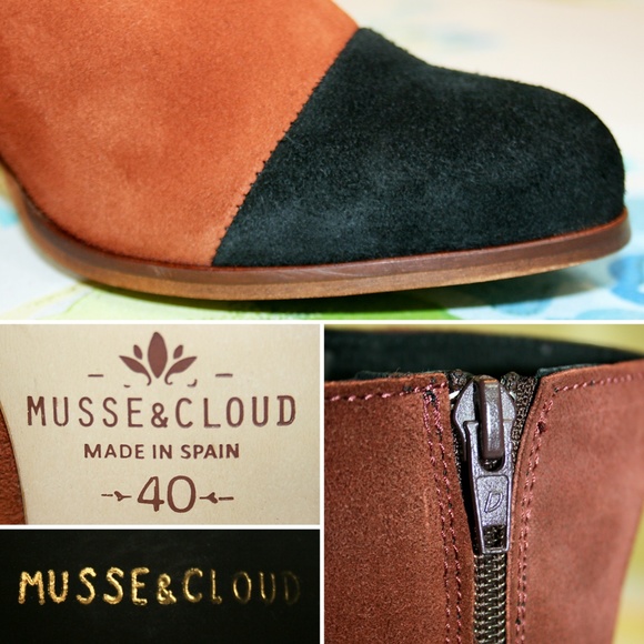 40EU Patchwork Suede Ankle Boot NIB - Picture 7 of 8